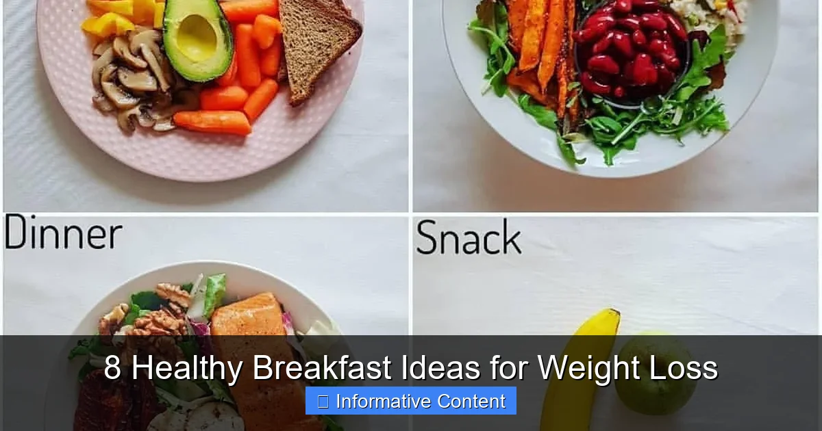 8 Healthy Breakfast Ideas for Weight Loss