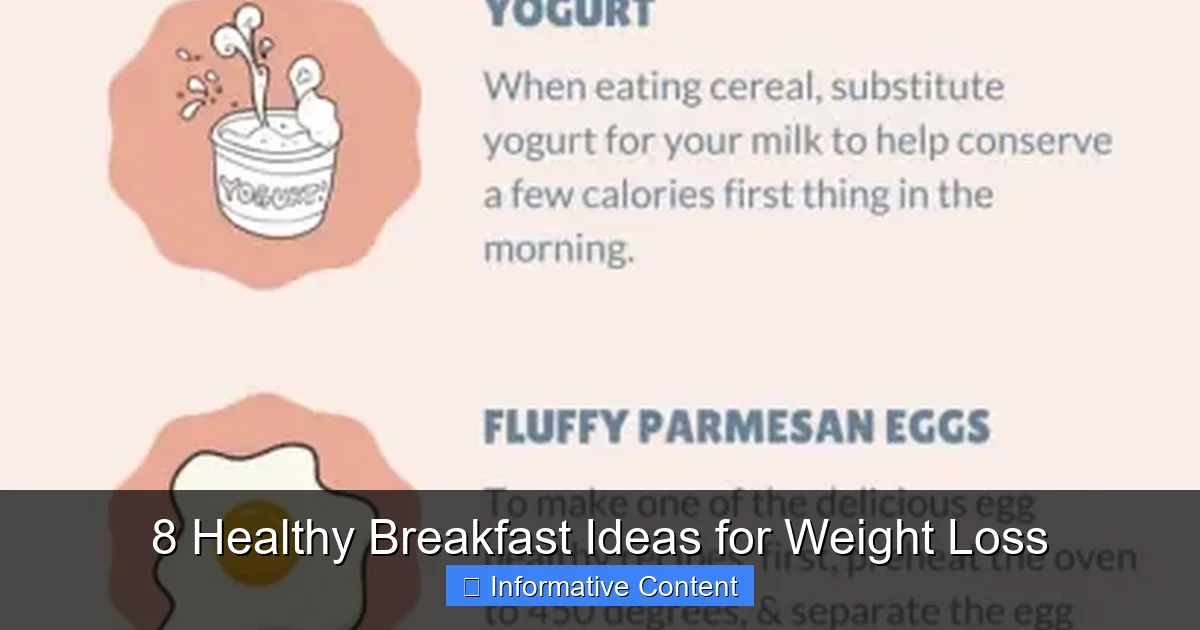 8 Healthy Breakfast Ideas for Weight Loss
