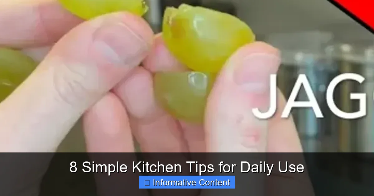 8 Simple Kitchen Tips for Daily Use