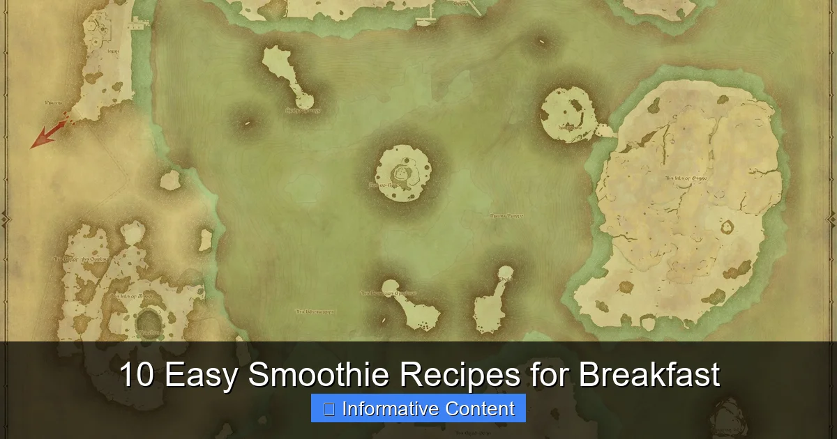 10 Easy Smoothie Recipes for Breakfast