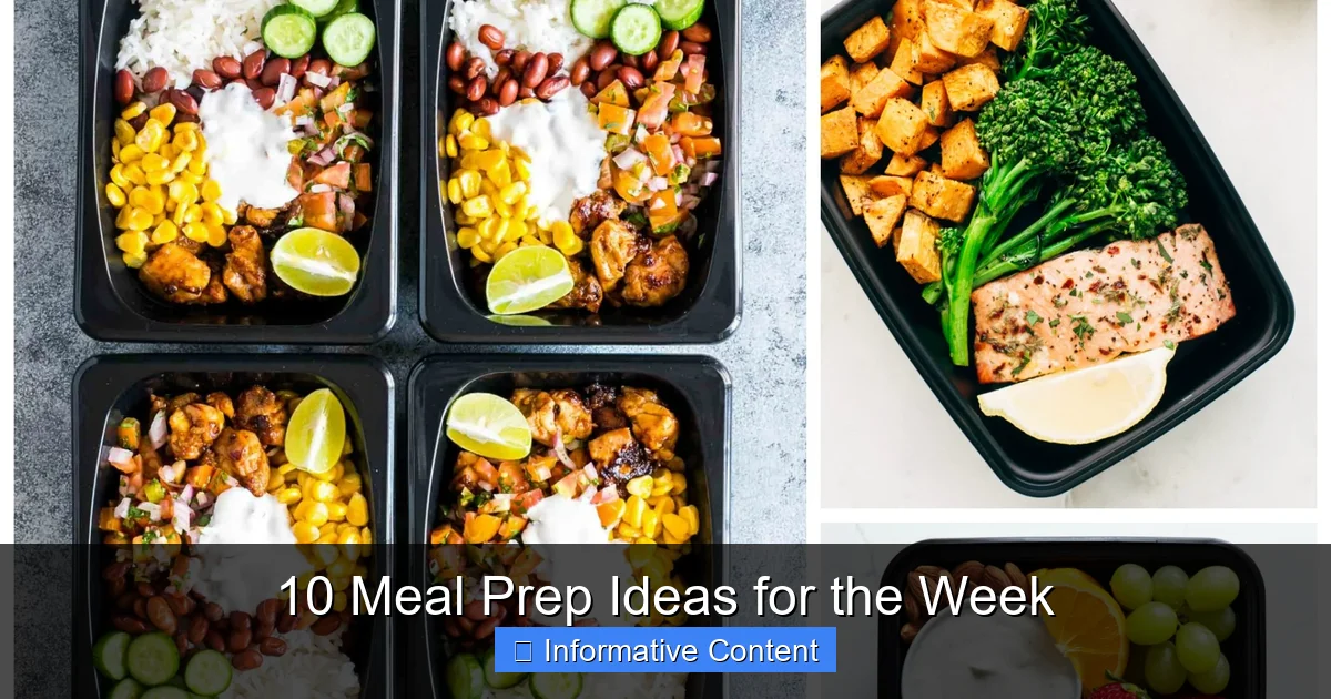 10 Meal Prep Ideas for the Week