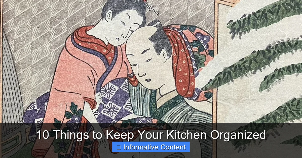 10 Things to Keep Your Kitchen Organized