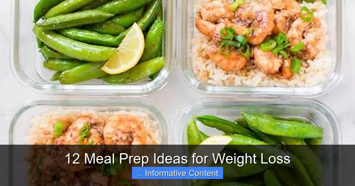 12 Meal Prep Ideas for Weight Loss
