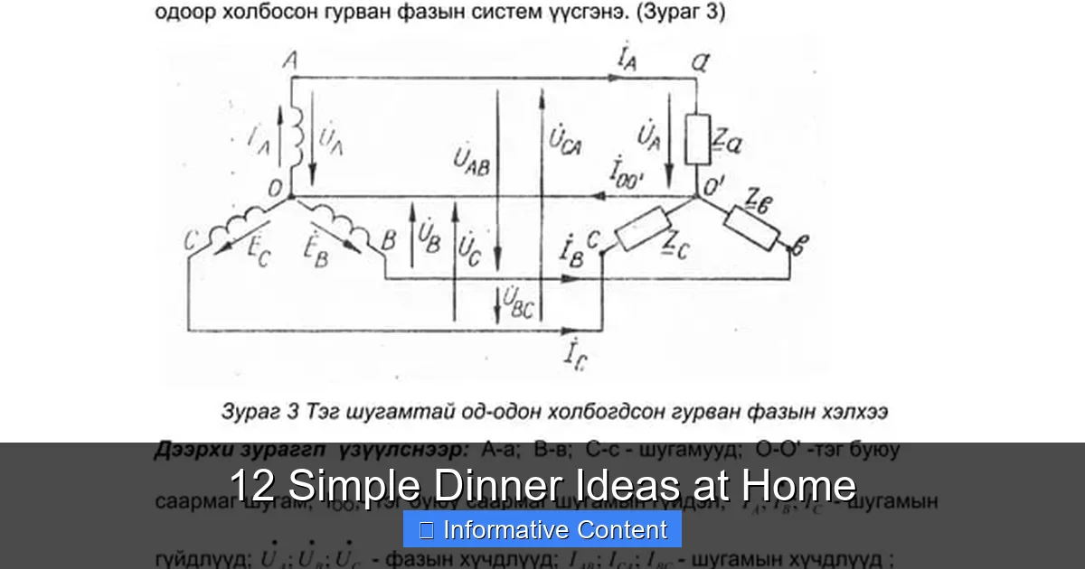 12 Simple Dinner Ideas at Home