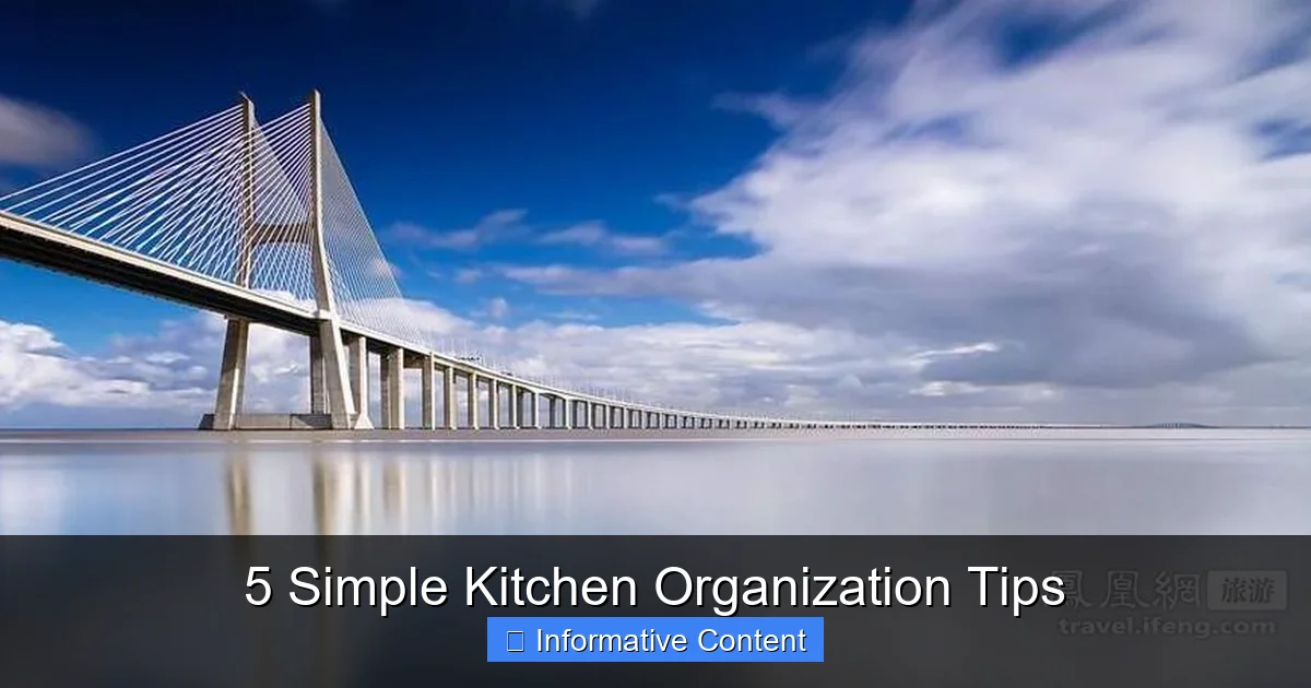 5 Simple Kitchen Organization Tips