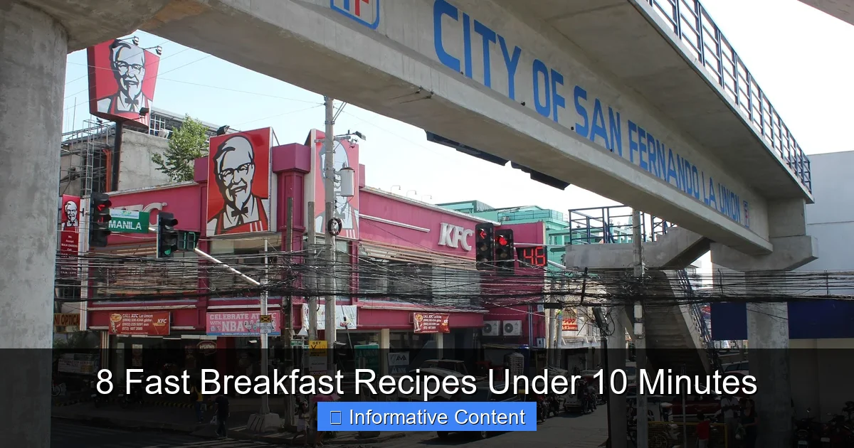 8 Fast Breakfast Recipes Under 10 Minutes