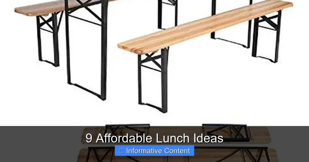 9 Affordable Lunch Ideas