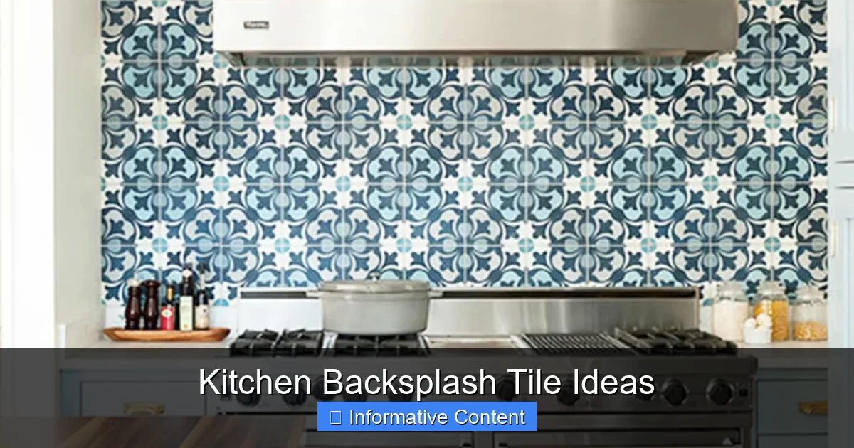 Kitchen Backsplash Tile Ideas
