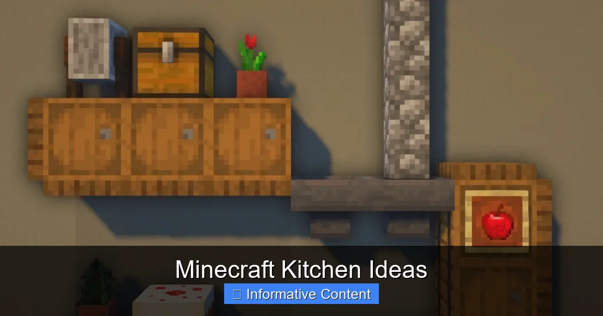 Minecraft Kitchen Ideas