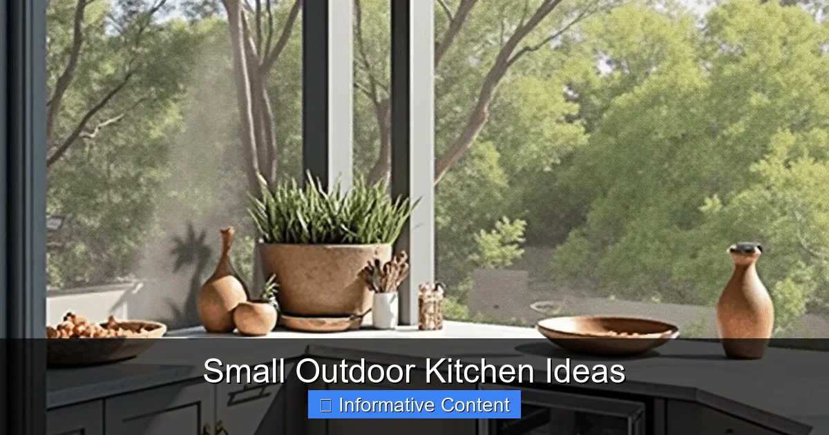 Small Outdoor Kitchen Ideas