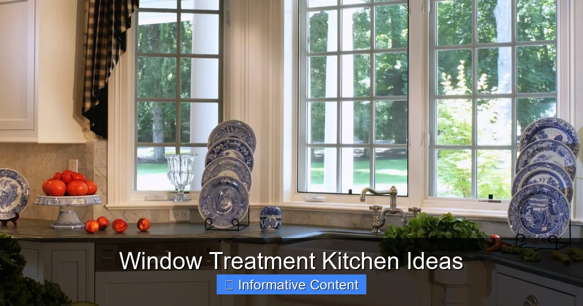Window Treatment Kitchen Ideas