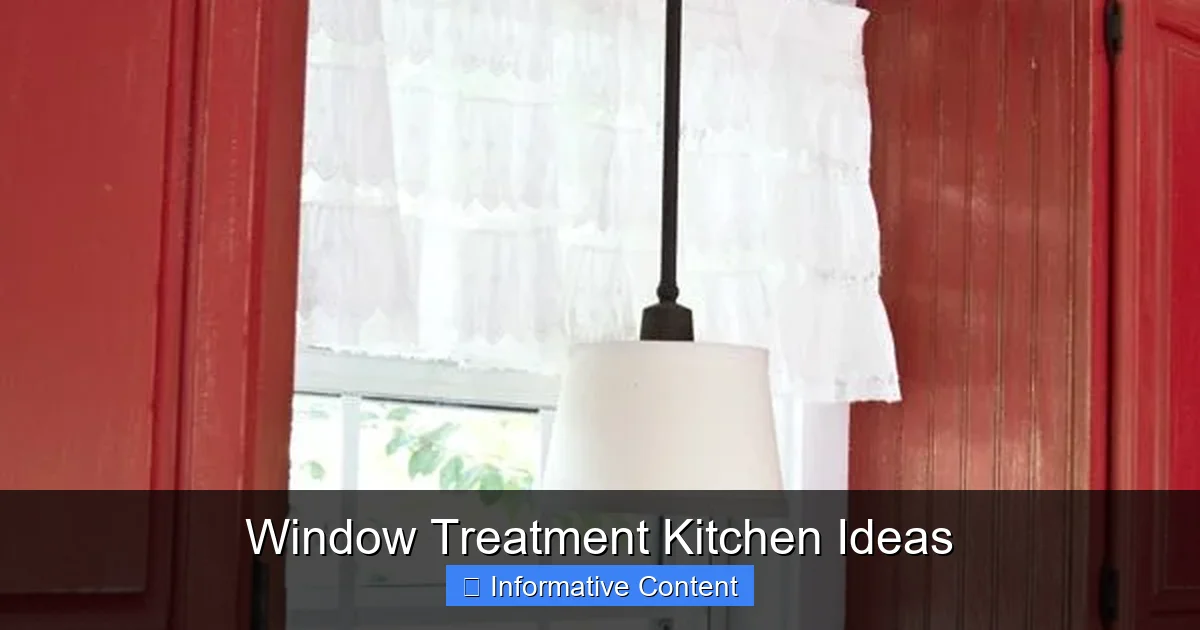 Window Treatment Kitchen Ideas